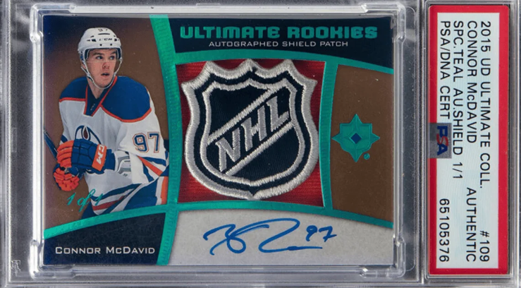 2015 Upper Deck Ultimate Collection Rookie - Connor McDavid